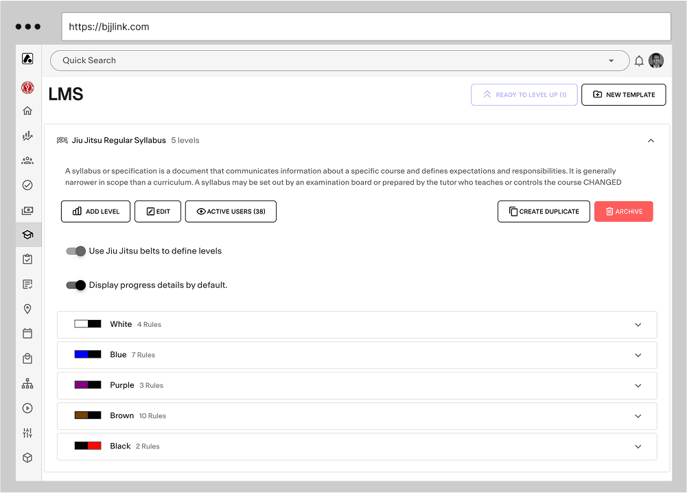 Create and Manage Your Academy's Curriculum